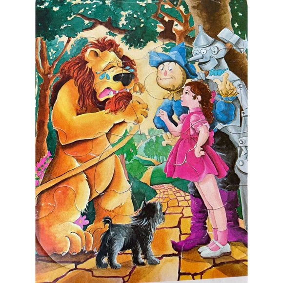 Vintage Whitman Wizard of Oz Frame Tray Puzzle12 Pieces 1976 Pre-School Toy - Picture 3 of 12